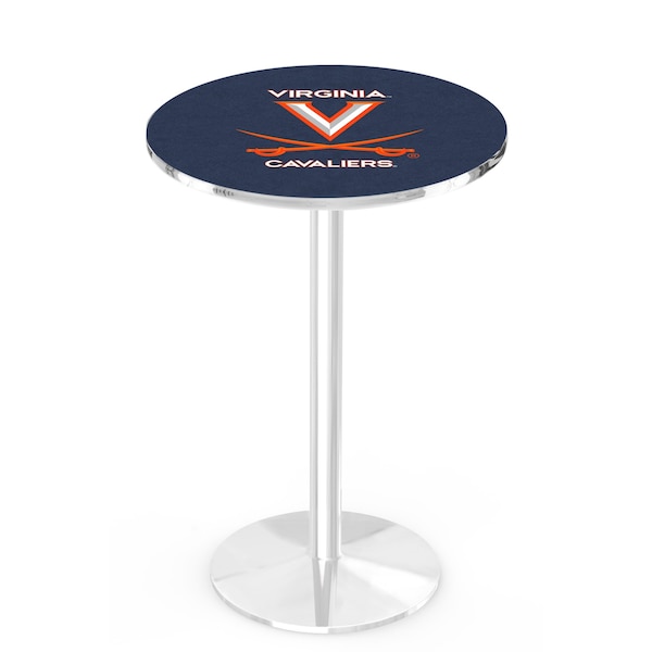 42" Chrome Virginia Pub Table